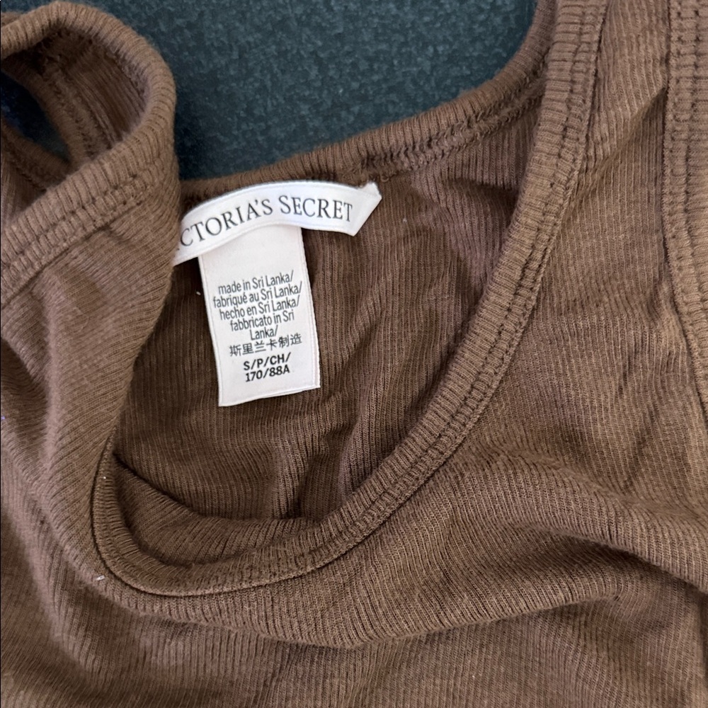 Victoria's Secret Chocolate Brown Tank - Picture 2 of 2